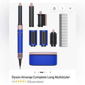 Dyson Airwrap Multistyler in Blue and Pink